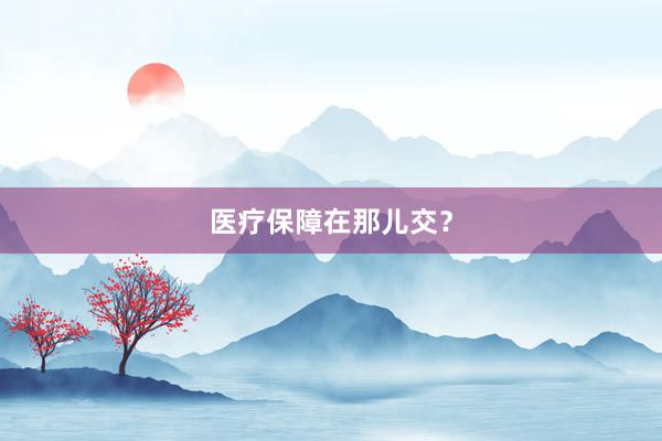 医疗保障在那儿交？